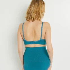 BRASSIERE ALLAITEMENT COTON BLEU 5 BRASSIERE ALLAITEMENT COTON BLEU -Rougegorge Boutique 11031501 D