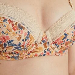 SOUTIEN-GORGE AMPLI ALLAITEMENT IVOIRE/BLEU -Rougegorge Boutique 11031800 Z