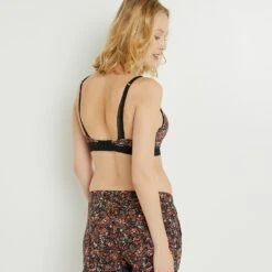 SOUTIEN-GORGE ALLAITEMENT NOIR/BLEU -Rougegorge Boutique 11031901 D