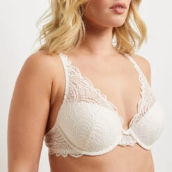 SOUTIEN-GORGE AMPLI FOULARD ECRU -Rougegorge Boutique 11145700 Z