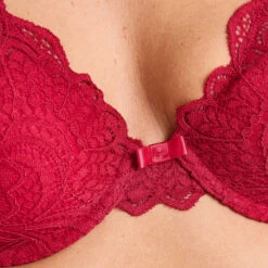 SOUTIEN-GORGE AMPLI FOULARD ROUGE -Rougegorge Boutique 11145704 Z