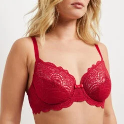 SOUTIEN-GORGE EMBOITANT ROUGE -Rougegorge Boutique 11145904 Z
