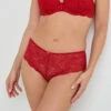 SHORTY DENTELLE ROUGE -Rougegorge Boutique 11193904 F