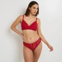 CULOTTE DENTELLE ROUGE -Rougegorge Boutique 11194004 D