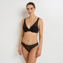 CULOTTE MICRO DENTELLE NOIR 5 CULOTTE MICRO DENTELLE NOIR -Rougegorge Boutique 11194101 D