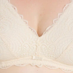 SOUTIEN-GORGE FOULARD POST-OP ECRU -Rougegorge Boutique 11212201 D