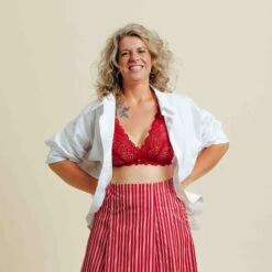 Soutien-gorge Post Opératoire Triangle ROUGE 3 Soutien-gorge Post Opératoire Triangle ROUGE -Rougegorge Boutique 11212203 M