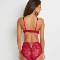 SOUTIEN-GORGE AMPLIFORME FOULARD ROUGE -Rougegorge Boutique 11249802 D
