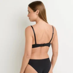 SOUTIEN-GORGE EMBOITANT MICROFIBRE NOIR -Rougegorge Boutique 11275601 D