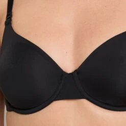 SOUTIEN-GORGE EMBOITANT MICROFIBRE NOIR -Rougegorge Boutique 11275601 Z