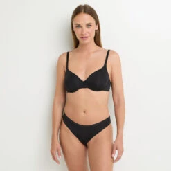 CULOTTE MICROFIBRE RECYCLEE NOIR 5 CULOTTE MICROFIBRE RECYCLEE NOIR -Rougegorge Boutique 11275901 D