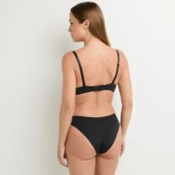 CULOTTE MICROFIBRE RECYCLEE NOIR 4 CULOTTE MICROFIBRE RECYCLEE NOIR -Rougegorge Boutique 11275901 Z