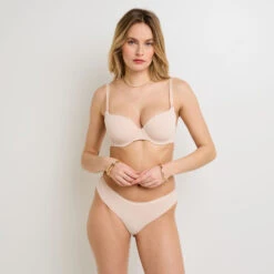 TANGA MICROFIBRE RECYCLEE NATUREL -Rougegorge Boutique 11276000 D