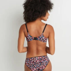 SOUTIEN-GORGE AMPLI EMBOITANT NOIR/ROSE -Rougegorge Boutique 11286104 D