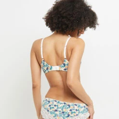 SOUTIEN-GORGE AMPLI EMBOITANT BLANC/VERT -Rougegorge Boutique 11286106 D