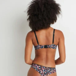 SOUTIEN-GORGE PUSH UP NOIR/ROSE -Rougegorge Boutique 11286202 D