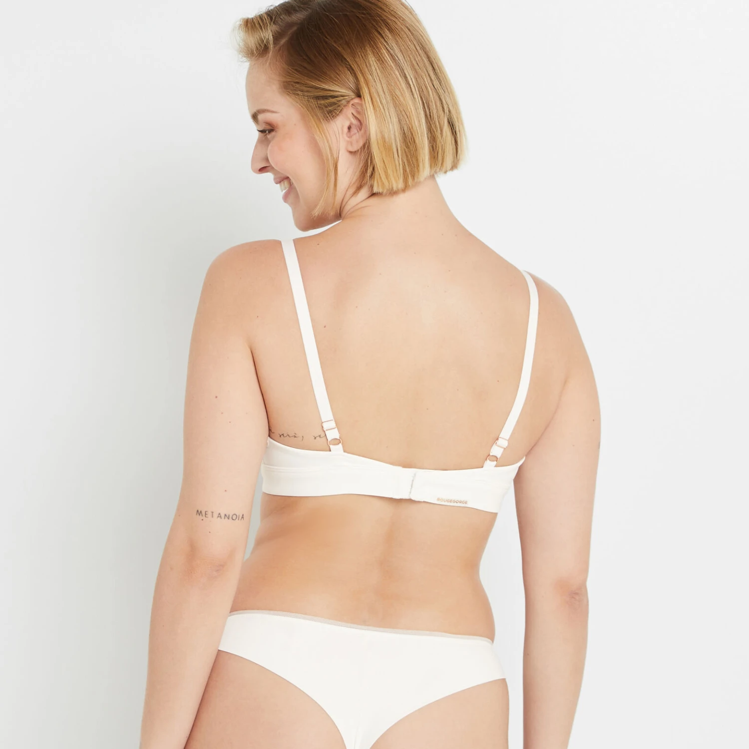 SOUTIEN-GORGE SANS ARMATURES ECRU SOUTIEN-GORGE SANS ARMATURES ECRU -Rougegorge Boutique 11286500 D