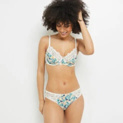 CULOTTE BLANC/VERT -Rougegorge Boutique 11286706 D