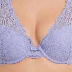 SOUTIEN-GORGE AMPLI FOULARD LILAS -Rougegorge Boutique 11290904 Z