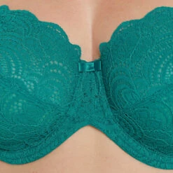 SOUTIEN-GORGE GRANDS BONNETS VERT -Rougegorge Boutique 11291103 Z