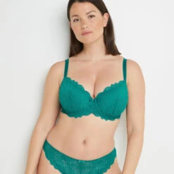 SOUTIEN-GORGE AMPLI EMBOITANT VERT