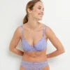 SOUTIEN-GORGE AMPLI EMBOITANT LILAS