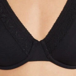 Alba™ SOUTIEN-GORGE FOULARD NOIR -Rougegorge Boutique 11295001 Z