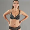 SOUTIEN-GORGE PUSH UP NOIR/ARGENT -Rougegorge Boutique 11296600 F