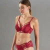 SOUTIEN-GORGE EMBOITANT DENTELLE BORDEAUX 2 SOUTIEN-GORGE EMBOITANT DENTELLE BORDEAUX -Rougegorge Boutique 11300000 F