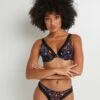 SOUTIEN-GORGE AMPLIFORME NOIR/ROSE -Rougegorge Boutique 11302300 F