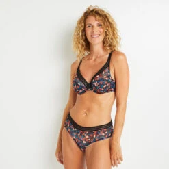 SHORTY TULLE BRODE NOIR/ROSE 4 SHORTY TULLE BRODE NOIR/ROSE -Rougegorge Boutique 11302600 D