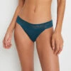 TANGA DENTELLE PETROLE 1 TANGA DENTELLE PETROLE -Rougegorge Boutique 11303400 F
