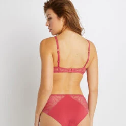 SOUTIEN-GORGE CORBEILLE ROSE 5 SOUTIEN-GORGE CORBEILLE ROSE -Rougegorge Boutique 11303700 D