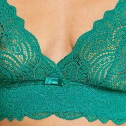 SOUTIEN-GORGE SANS ARMATURES VERT 4 SOUTIEN-GORGE SANS ARMATURES VERT -Rougegorge Boutique 11307000 Z