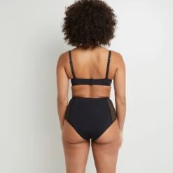 CULOTTE MENSTRUELLE FLUX MOYEN NOIR -Rougegorge Boutique 11307200 Z