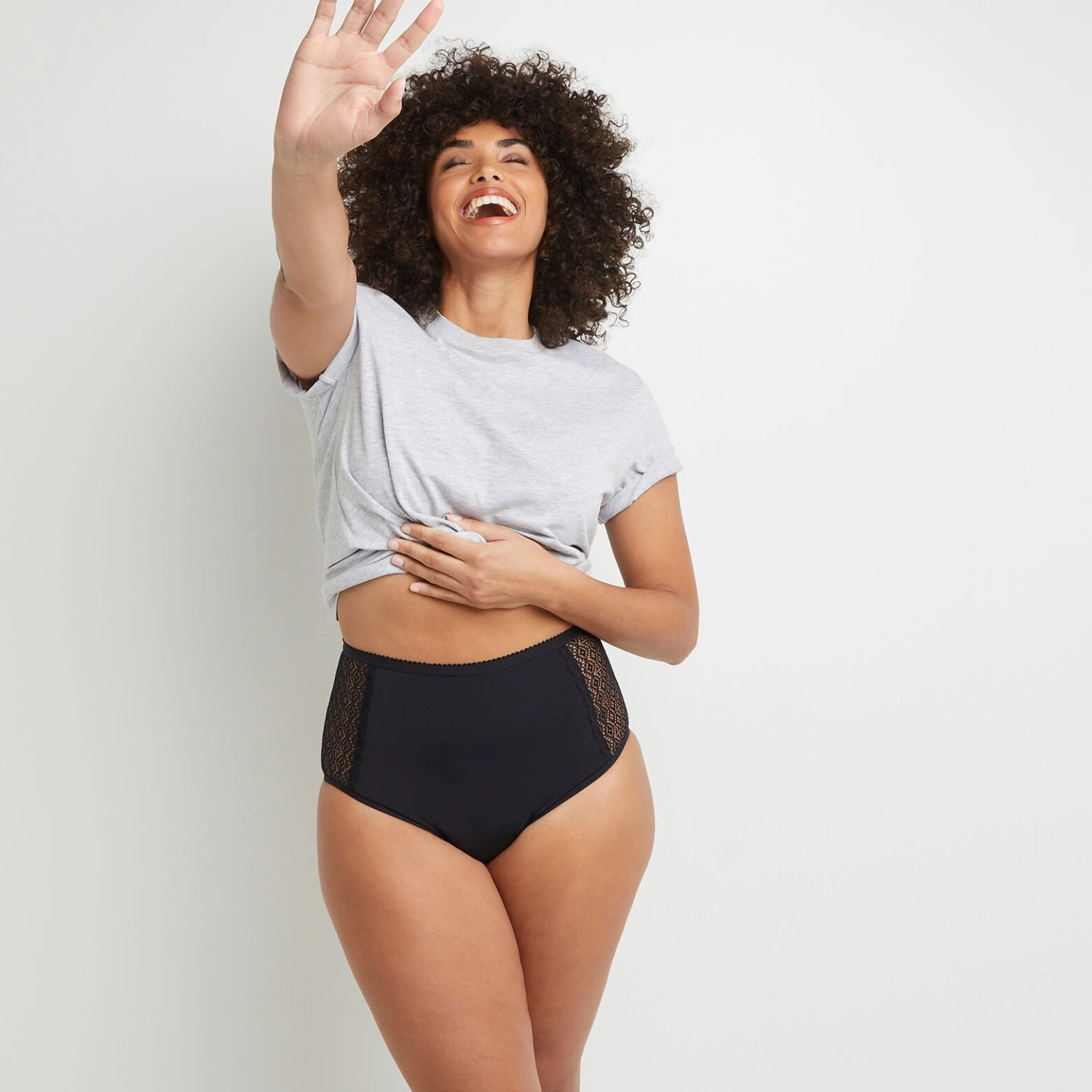 CULOTTE MENSTRUELLE FLUX ABONDANT NOIR CULOTTE MENSTRUELLE FLUX ABONDANT NOIR -Rougegorge Boutique 11307400 D