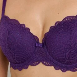 SOUTIEN-GORGE AMPLI DENTELLE VIOLET -Rougegorge Boutique 11311704 Z