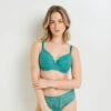 SOUTIEN-GORGE AMPLI DENTELLE Vert Clair -Rougegorge Boutique 11311705 F
