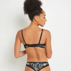 SOUTIEN-GORGE AMPLIFORME MICROFIBRE MULTICO NOIR 5 SOUTIEN-GORGE AMPLIFORME MICROFIBRE MULTICO NOIR -Rougegorge Boutique 20003200 D