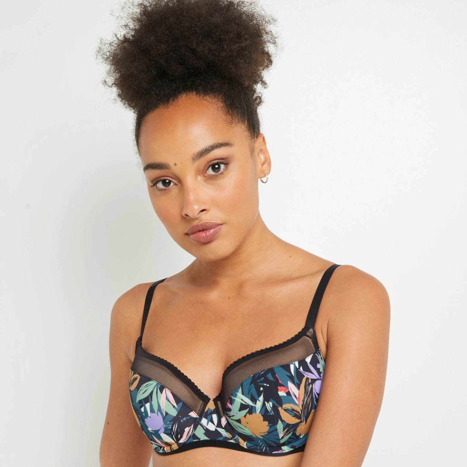 SOUTIEN-GORGE AMPLIFORME MICROFIBRE MULTICO NOIR SOUTIEN-GORGE AMPLIFORME MICROFIBRE MULTICO NOIR -Rougegorge Boutique 20003200 M