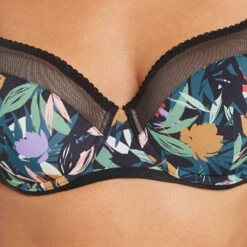 SOUTIEN-GORGE AMPLIFORME MICROFIBRE MULTICO NOIR 4 SOUTIEN-GORGE AMPLIFORME MICROFIBRE MULTICO NOIR -Rougegorge Boutique 20003200 Z