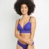 SOUTIEN-GORGE SANS ARMATURES VIOLET 1 SOUTIEN-GORGE SANS ARMATURES VIOLET -Rougegorge Boutique 20003900 F