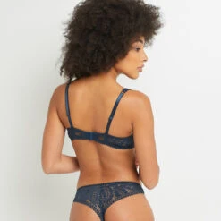 Bianca SOUTIEN-GORGE PUSH UP DENTELLE PETROLE -Rougegorge Boutique 20006300 D