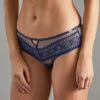 Bella SHORTY TULLE BRODE MULTICO BLEU -Rougegorge Boutique 20008400 F