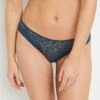 TANGA DENTELLE MULTICO BLEU -Rougegorge Boutique 20009700 F