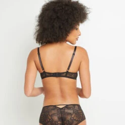 SOUTIEN-GORGE AMPLIFORME MARRON 5 SOUTIEN-GORGE AMPLIFORME MARRON -Rougegorge Boutique 20010300 D