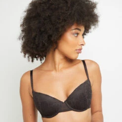 SOUTIEN-GORGE AMPLIFORME MARRON 3 SOUTIEN-GORGE AMPLIFORME MARRON -Rougegorge Boutique 20010300 M