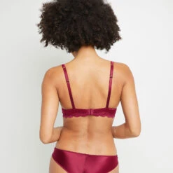 SOUTIEN-GORGE AMPLIFORME EMBOITANT BORDEAUX -Rougegorge Boutique 20013600 D