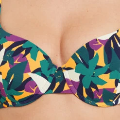 MAILLOT DE BAIN COQUE MICROFIBRE MULTICO ROSE -Rougegorge Boutique 20015900 Z