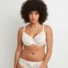 SOUTIEN-GORGE EMBOITANT DENTELLE BLANC -Rougegorge Boutique 20017300 F